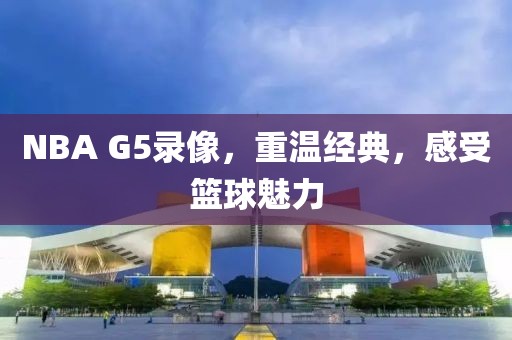 NBA G5录像，重温经典，感受篮球魅力